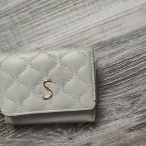 Primark Cream Quilted Wallet